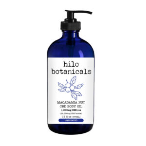 MACADAMIA NUT CBD BODY OIL, 16 OZ, UNSCENTED (1,000MG)